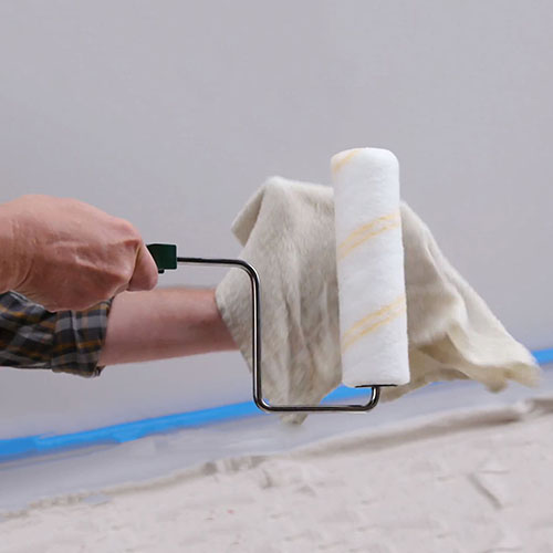 Prepping the Paint Roller