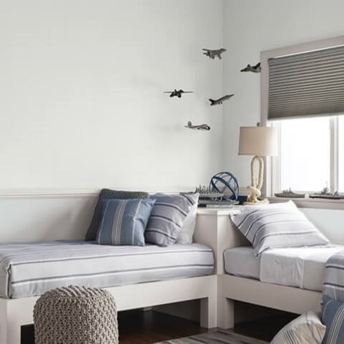 Boys' Rooms Can Grow with Grey Tones of Beige