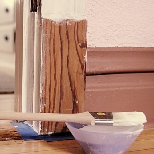 Tip: If your trim already has a coat of paint on it, a separate coat of primer is only needed in certain circumstances: