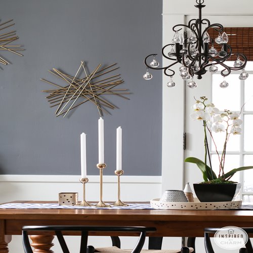 Deep Grey Dining Room