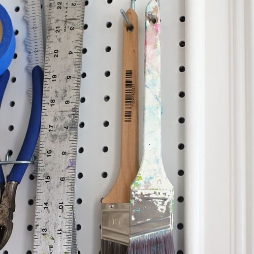 8. Good paintbrushes have a hole in the handle.